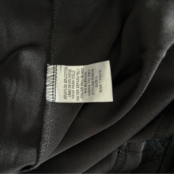 Aniina Black Lace Bell Sleeves Dress Size L Goth Dark Fairy Romantic Y2K - Picture 4 of 4